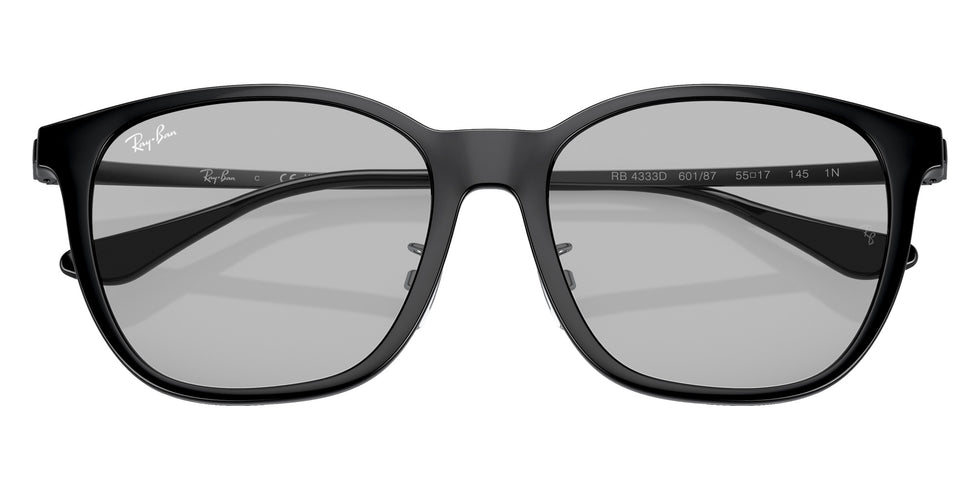 Ray-Ban® RB4333D RB4333D 601/87 55 Sunglasses - Black