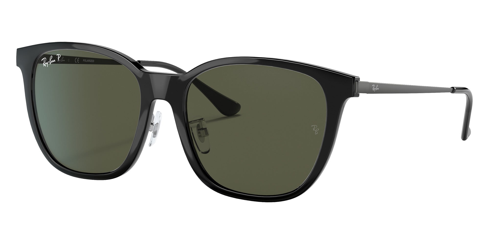 Ray-Ban® RB4333D RB4333D 601/9A 55 Sunglasses - Black