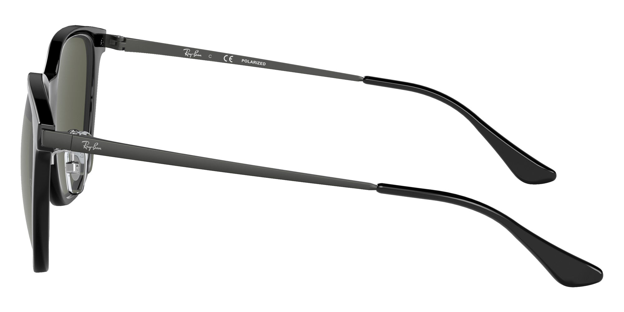 Ray-Ban® RB4333D RB4333D 601/9A 55 Sunglasses - Black