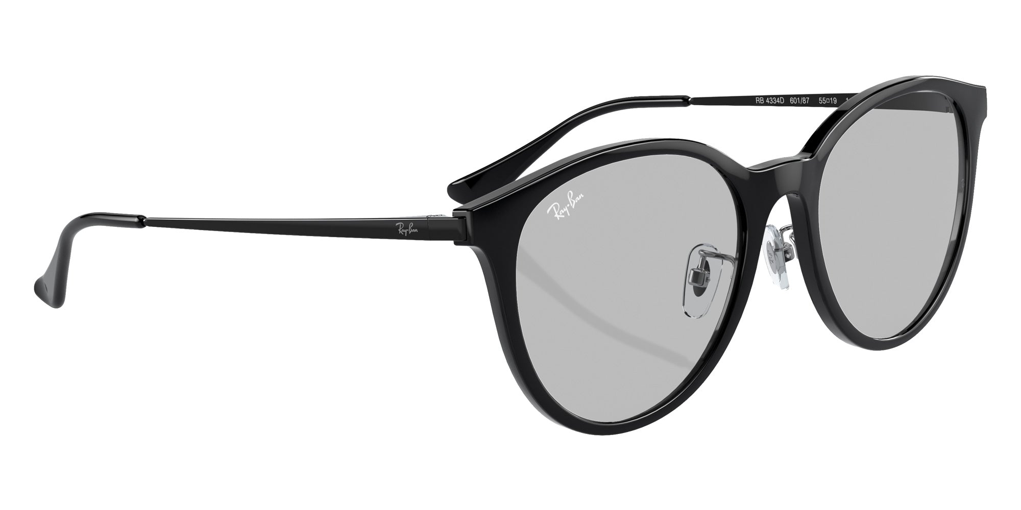 Ray-Ban® RB4334D RB4334D 601/87 55 Sunglasses - Black