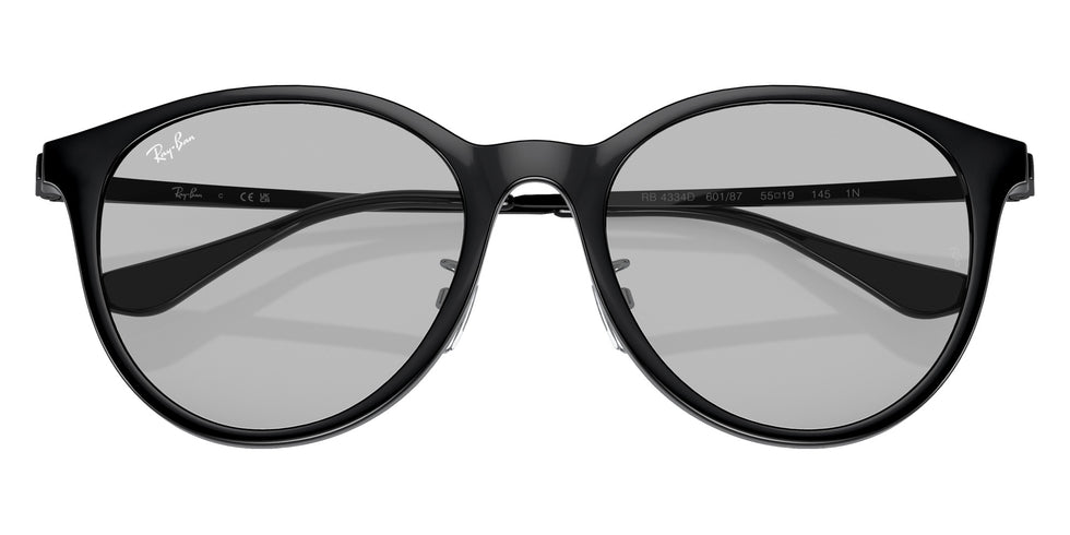 Ray-Ban® RB4334D RB4334D 601/87 55 Sunglasses - Black