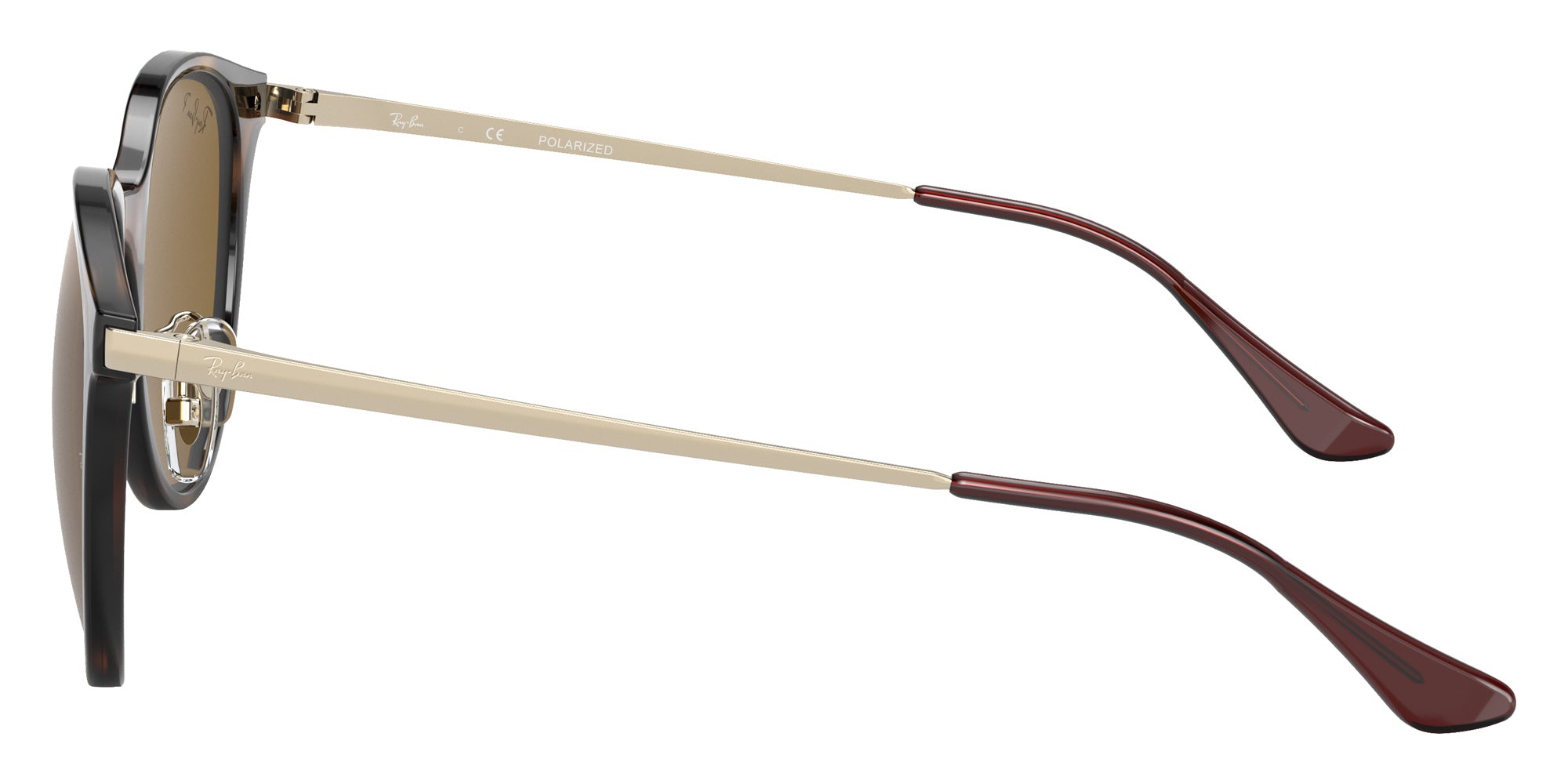 Ray-Ban® RB4334D RB4334D 710/83 55 Sunglasses - Gold