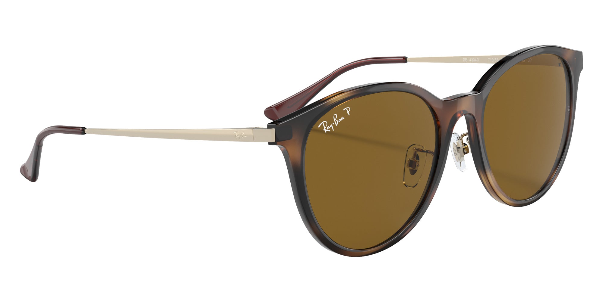 Ray-Ban® RB4334D RB4334D 710/83 55 Sunglasses - Gold