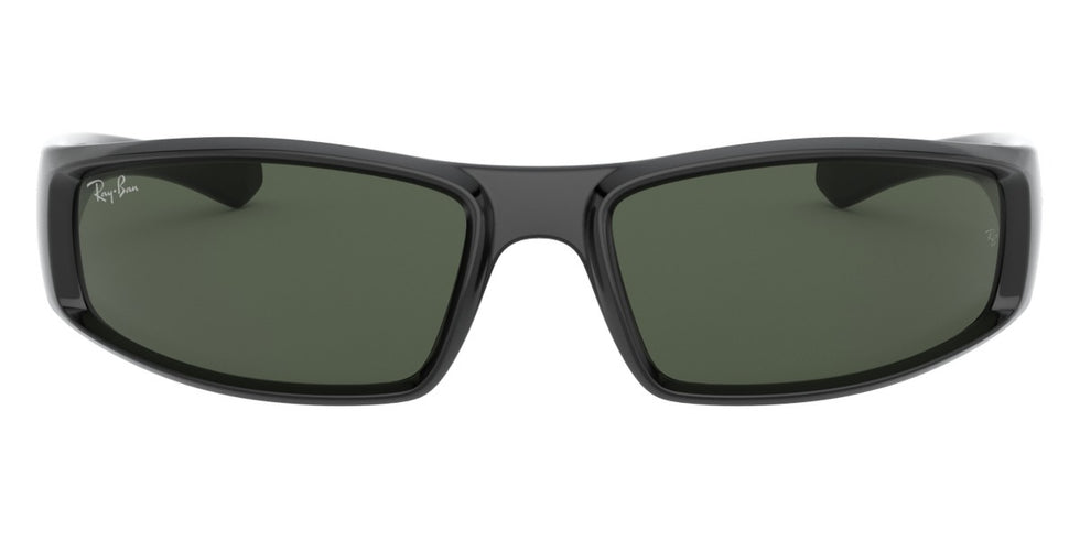 Ray-Ban® RB4335 RB4335 601/71 58 - Black with Dark Green lenses Sunglasses