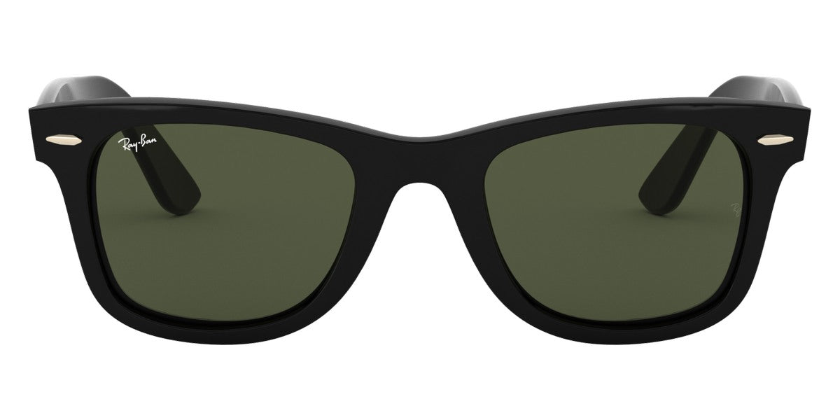 Ray-Ban® WAYFARER EASE 0RB4340 RB4340 601 50 - Black with G-15 Green lenses Sunglasses