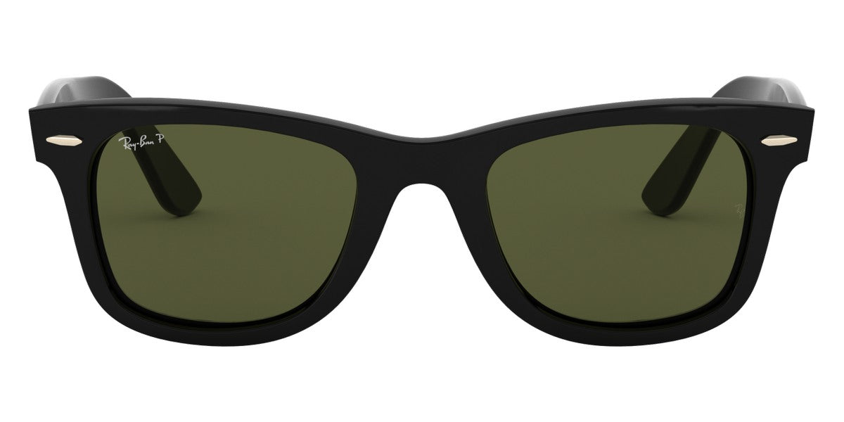 Ray-Ban® WAYFARER EASE 0RB4340 RB4340 601/58 50 - Black with G-15 Green lenses Sunglasses