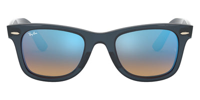Ray-Ban® WAYFARER EASE 0RB4340 RB4340 62324O 50 - Blue with Brown Gradient Mirrored Blue lenses Sunglasses