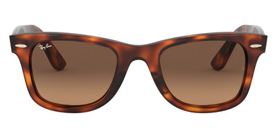 Ray-Ban® Wayfarer Ease RB4340 RB4340 639743 50 - Red Havana with Brown Gradient Gray lenses Sunglasses