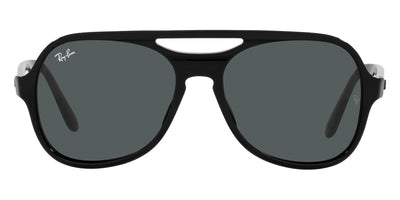 Ray-Ban® POWDERHORN 0RB4357 RB4357 601/B1 58 - Black with Dark Gray lenses Sunglasses