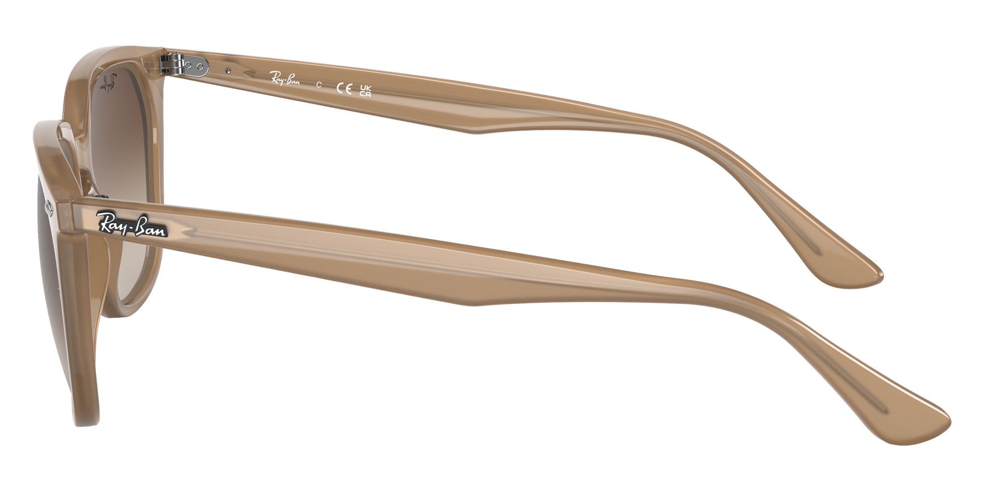 Ray-Ban® RB4362 RB4362 616613 55 Sunglasses - Light Brown