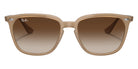 Ray-Ban® RB4362 RB4362 616613 55 Sunglasses - Light Brown