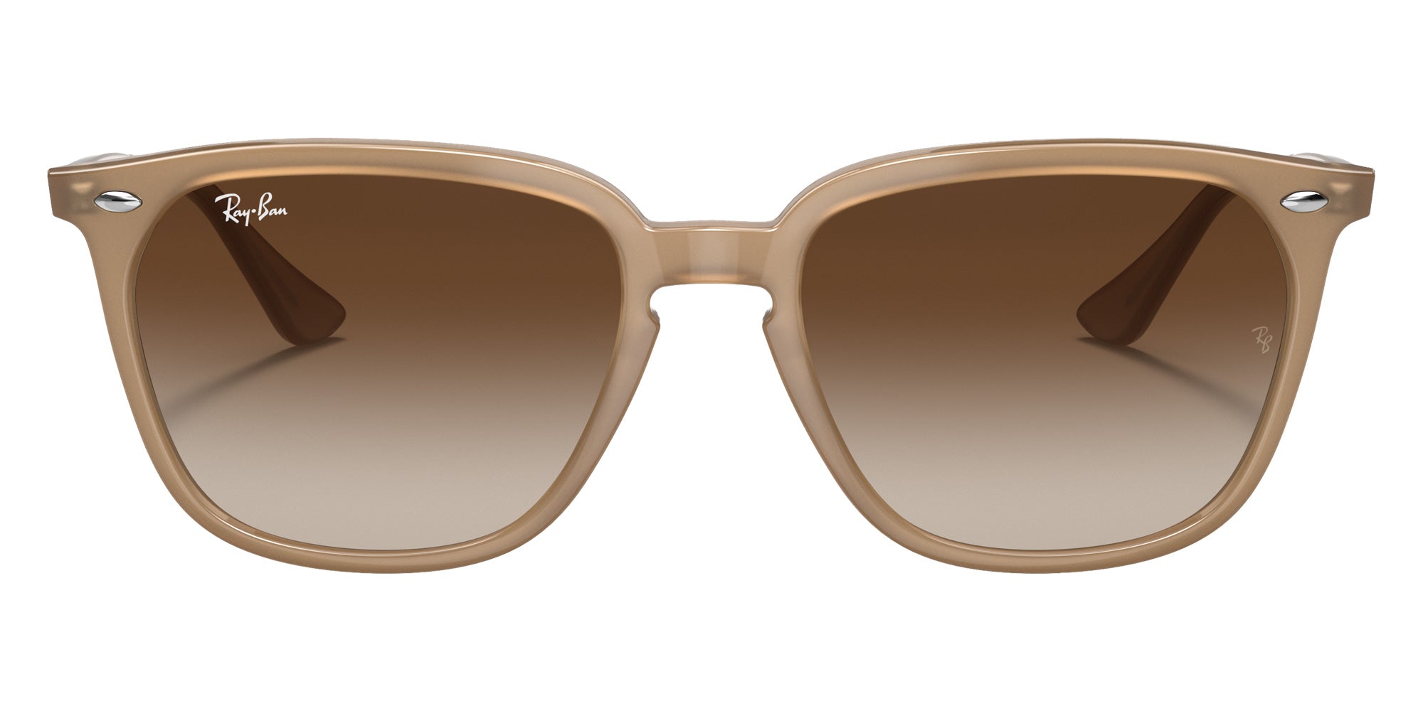 Ray-Ban® RB4362 RB4362 616613 55 Sunglasses - Light Brown