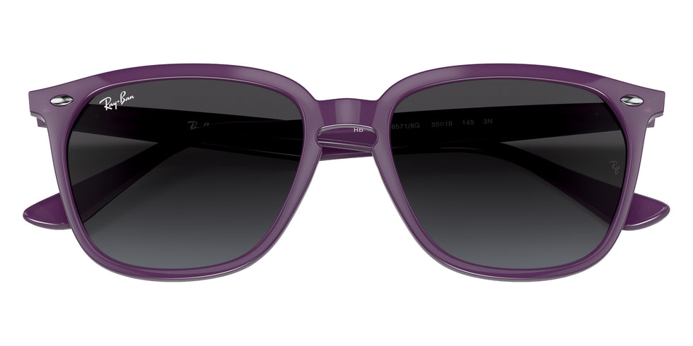 Ray-Ban® RB4362 RB4362 65718G 55 Sunglasses - Violet
