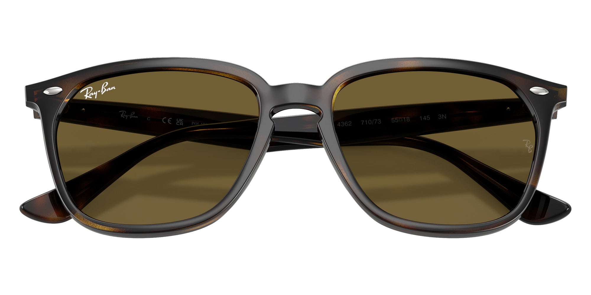 Ray-Ban® RB4362 RB4362 710/73 55 Sunglasses - Tortoise