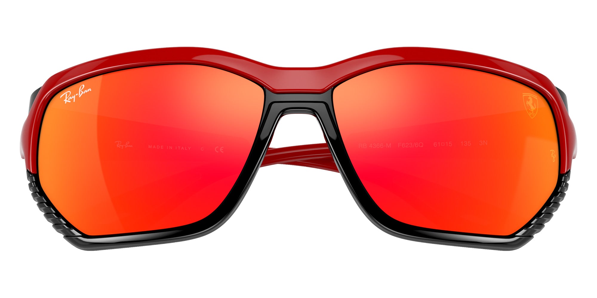 Ray-Ban® RB4366M RB4366M F6236Q 61 Sunglasses - Red