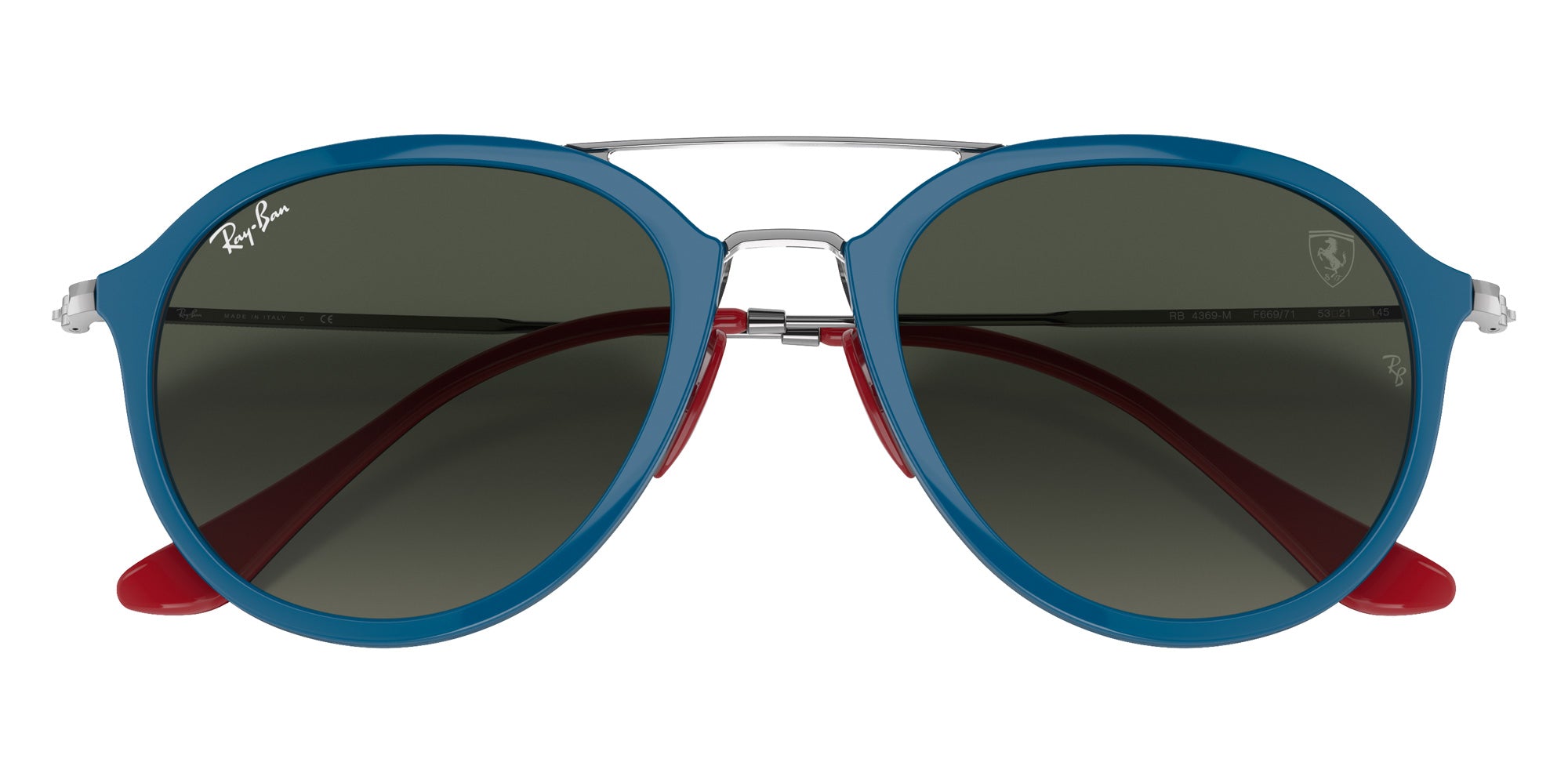 Ray-Ban® RB4369M RB4369M F66971 53 Sunglasses - Gunmetal
