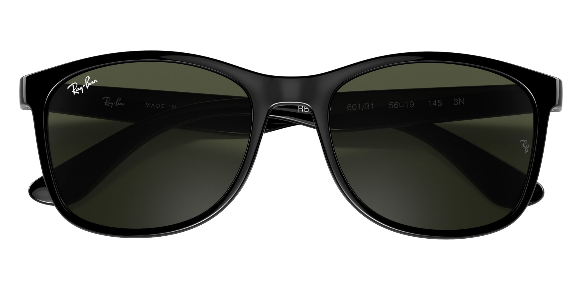 Ray-Ban® RB4374 RB4374 601/31 56 Sunglasses - Black