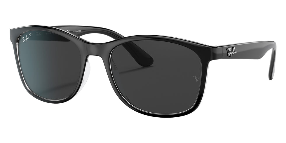Ray-Ban® RB4374 RB4374 603948 56 Sunglasses - Black
