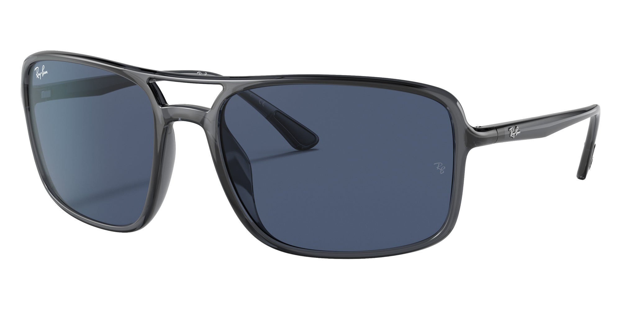 Ray-Ban® RB4375 RB4375 876/80 60 Sunglasses - Gray