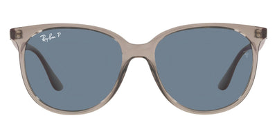 Ray-Ban® RB4378 RB4378 65722V 54 - Transparent Gray with Dark Blue Polarized lenses Sunglasses