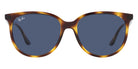Ray-Ban® RB4378F RB4378F 710/80 54 - Havana with Dark Blue lenses Sunglasses