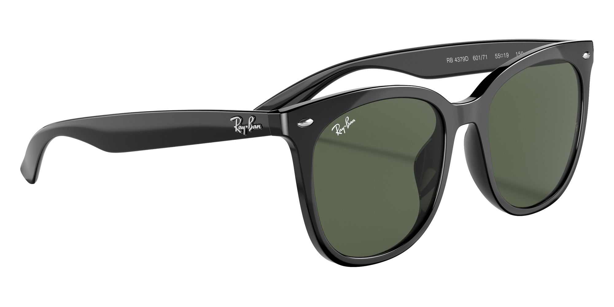 Ray-Ban® RB4379D RB4379D 601/71 55 Sunglasses - Black