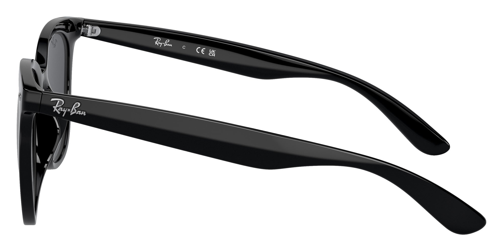 Ray-Ban® RB4379D RB4379D 601/87 55 Sunglasses - Black