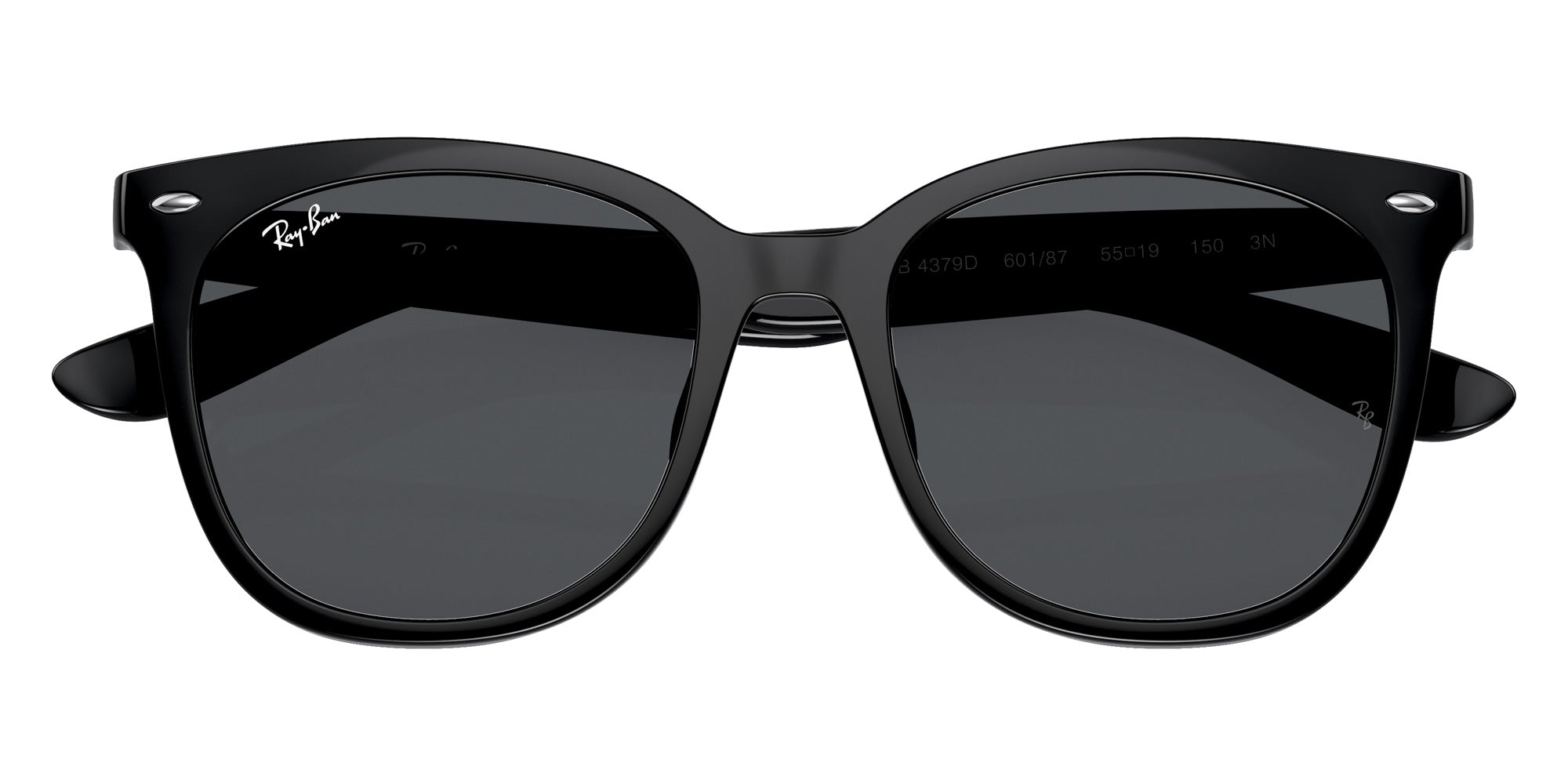 Ray-Ban® RB4379D RB4379D 601/87 55 Sunglasses - Black
