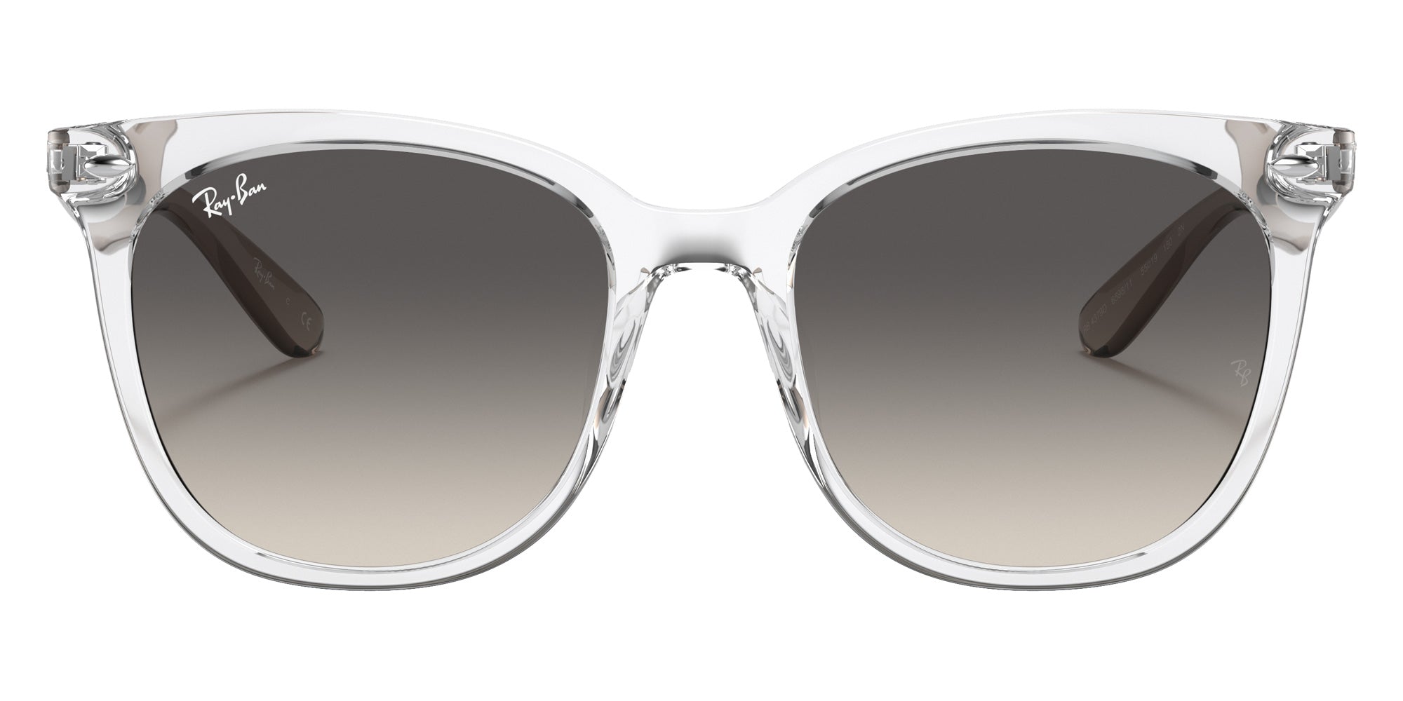 Ray-Ban® RB4379D RB4379D 659811 55 Sunglasses - Transparent Gray