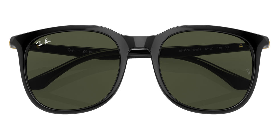 Ray-Ban® RB4386 RB4386 601/31 54 Sunglasses - Gold