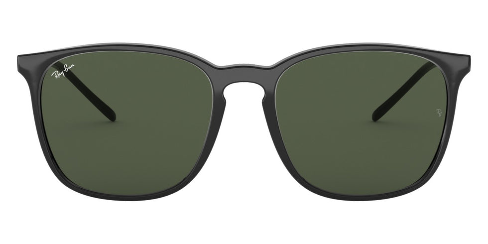 Ray-Ban® RB4387 RB4387 601/71 56 - Black with Dark Green lenses Sunglasses
