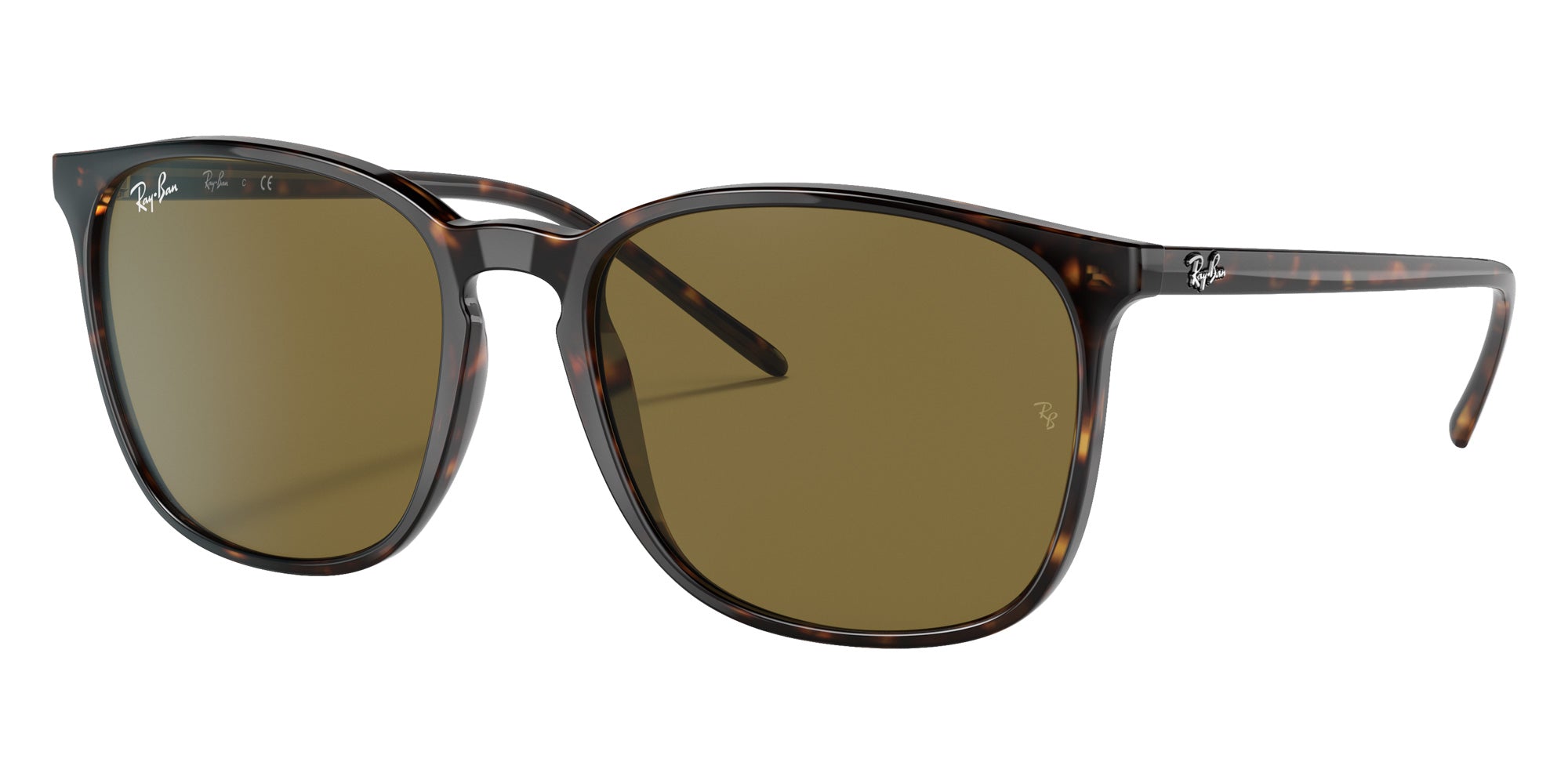 Ray-Ban® RB4387F RB4387F 902/73 55 Sunglasses - Tortoise