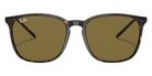 Ray-Ban® RB4387F RB4387F 902/73 55 Sunglasses - Tortoise