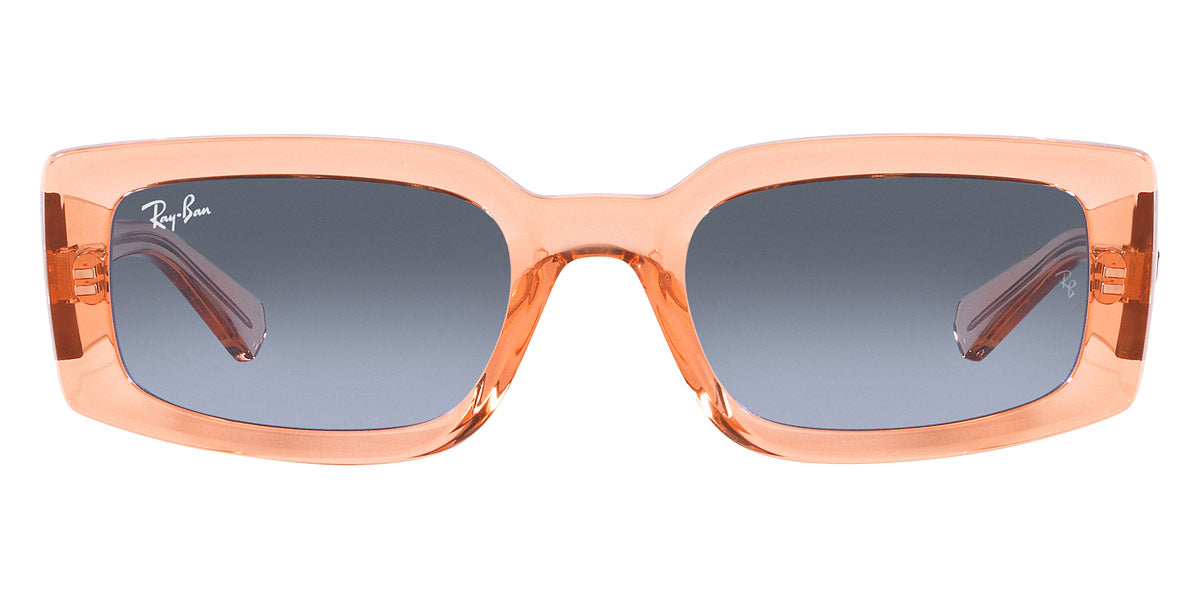 Ray-Ban® Kiliane RB4395F RB4395F 66868F 54 - Transparent Orange with Blue/Gray lenses Sunglasses