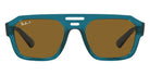 Ray-Ban® Corrigan RB4397 RB4397 6684D0 54 - Transparent Gray with Dark Violet/Red Mirrored lenses Sunglasses