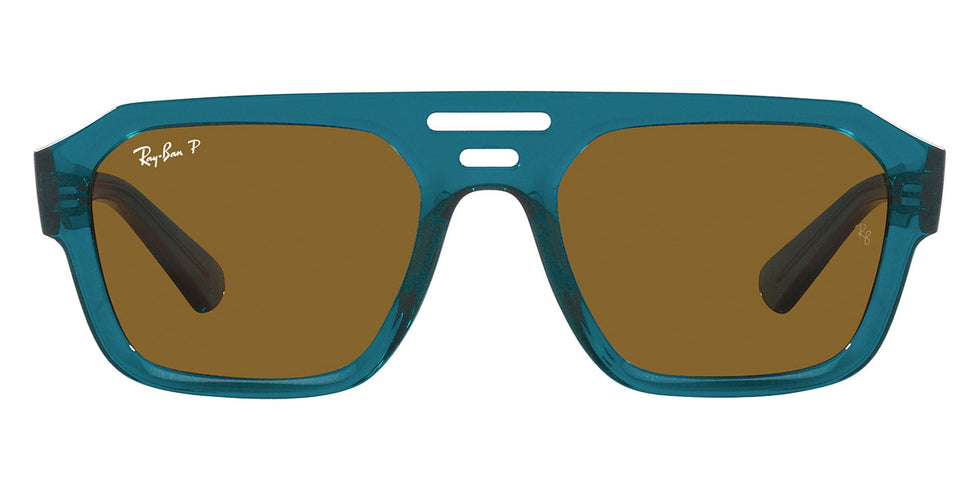 Ray-Ban® Corrigan RB4397 RB4397 6684D0 54 - Transparent Gray with Dark Violet/Red Mirrored lenses Sunglasses