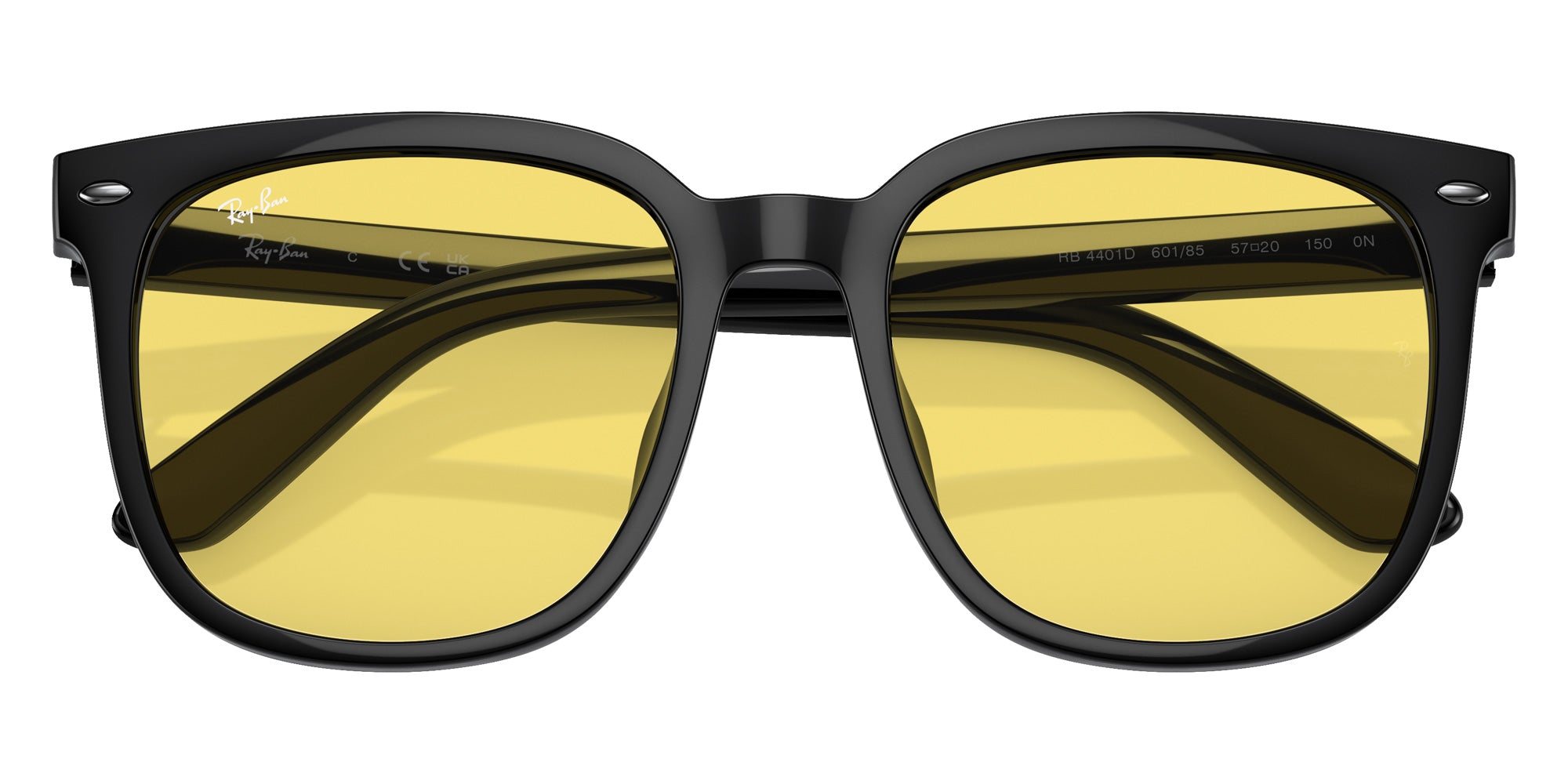 Ray-Ban® RB4401D RB4401D 601/85 57 Sunglasses - Black