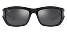 Ray-Ban® RB4405M RB4405M F6016G 59 - Black on Red with Silver Mirrored lenses Sunglasses