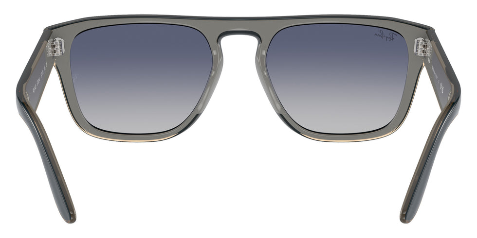 Ray-Ban® RB4407 RB4407 67304L 57 Sunglasses - Blue/Gray/Transparent Light Brown