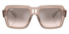 Ray-Ban® RB4408 RB4408 67278Z 54 Sunglasses - Transparent Light Brown