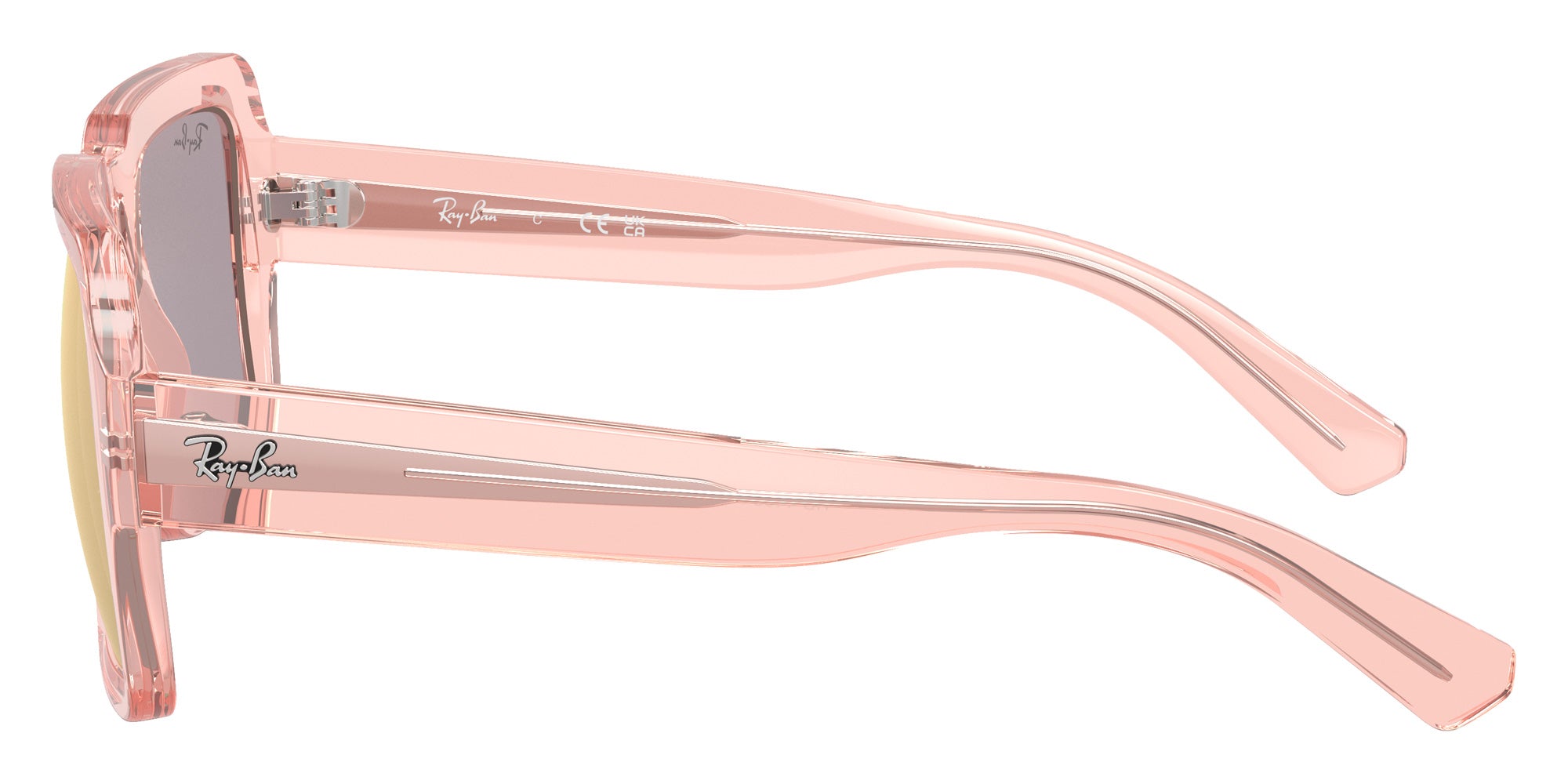 Ray-Ban® RB4408 RB4408 67286X 54 Sunglasses - Transparent Pink