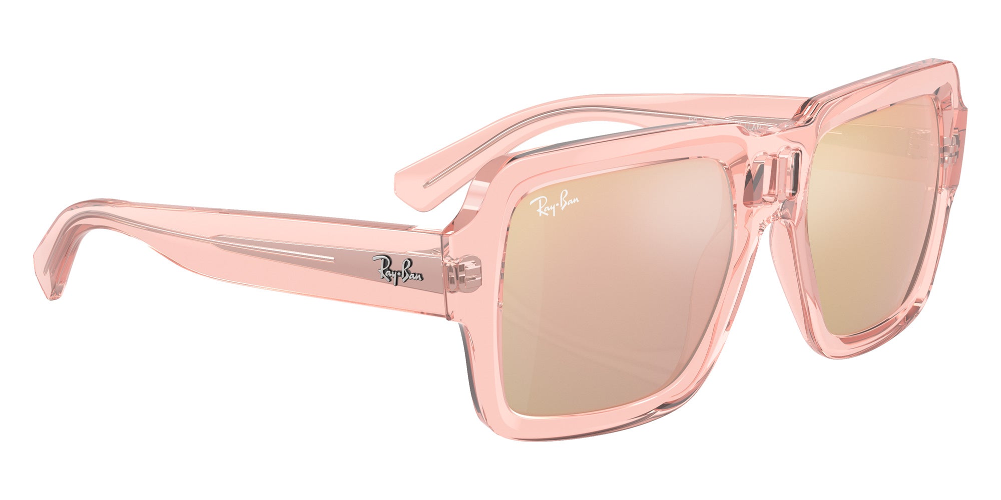 Ray-Ban® RB4408 RB4408 67286X 54 Sunglasses - Transparent Pink