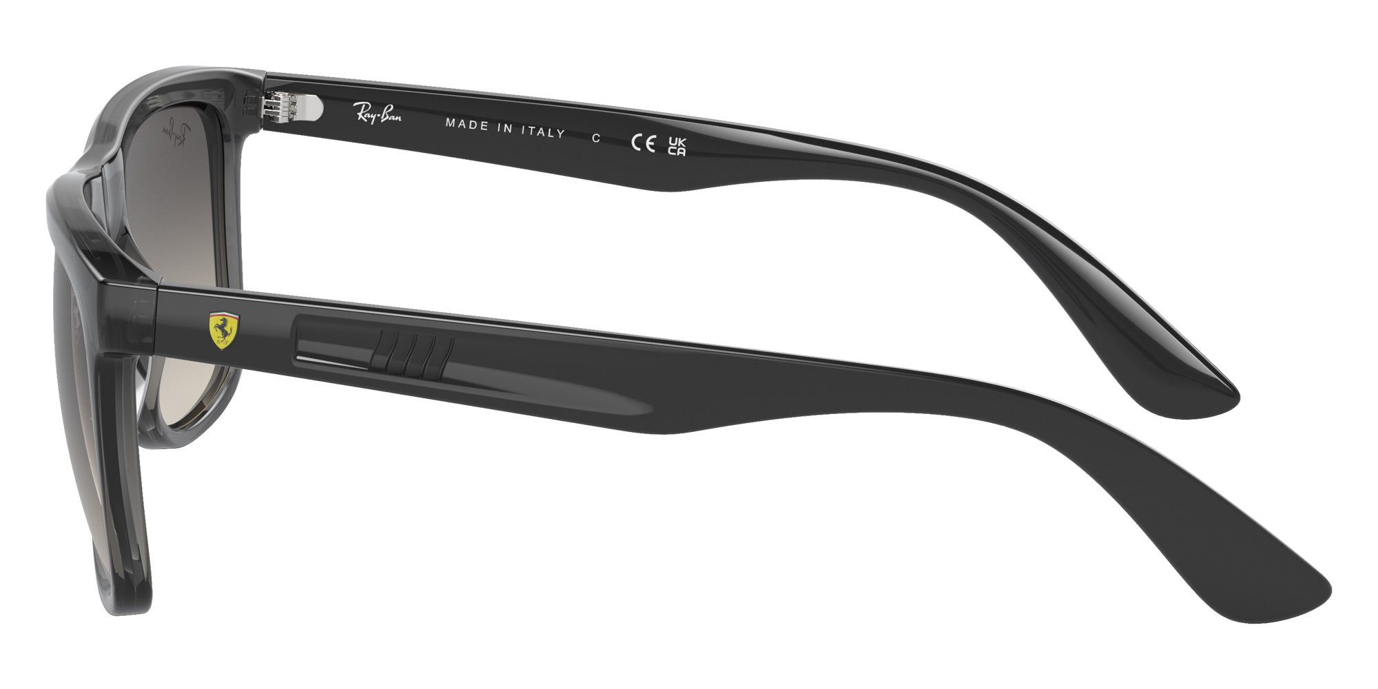Ray-Ban® RB4413M RB4413M F69111 57 Sunglasses - Transparent Gray
