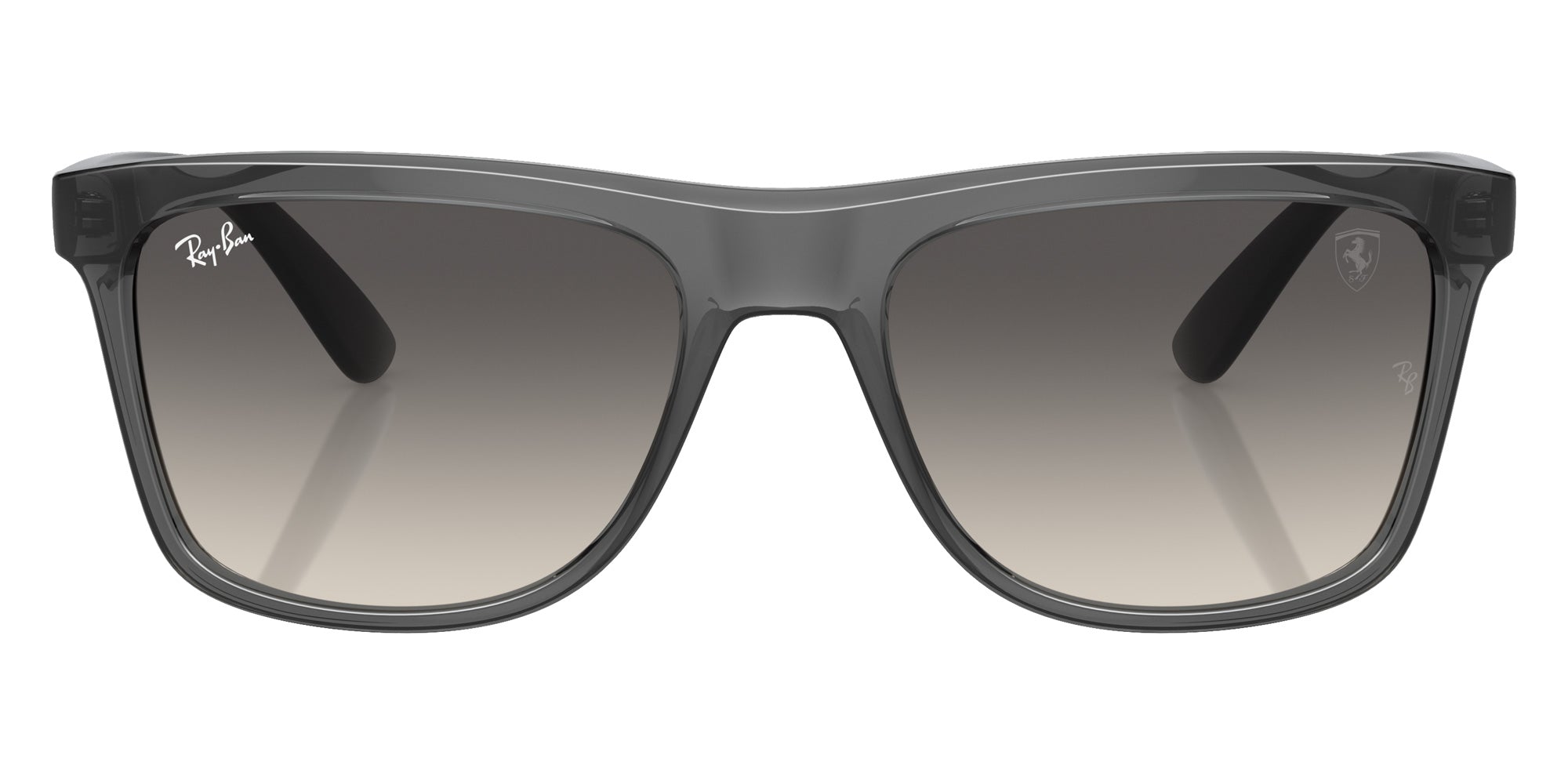 Ray-Ban® RB4413M RB4413M F69111 57 Sunglasses - Transparent Gray