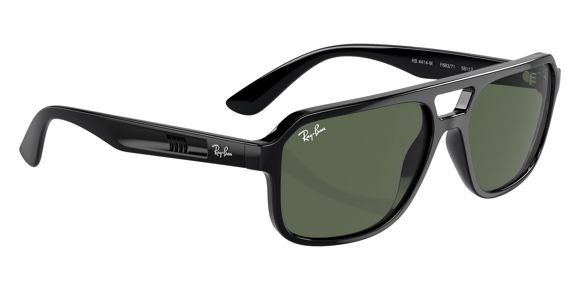 Ray-Ban® RB4414M RB4414M F68371 58 Sunglasses - Black