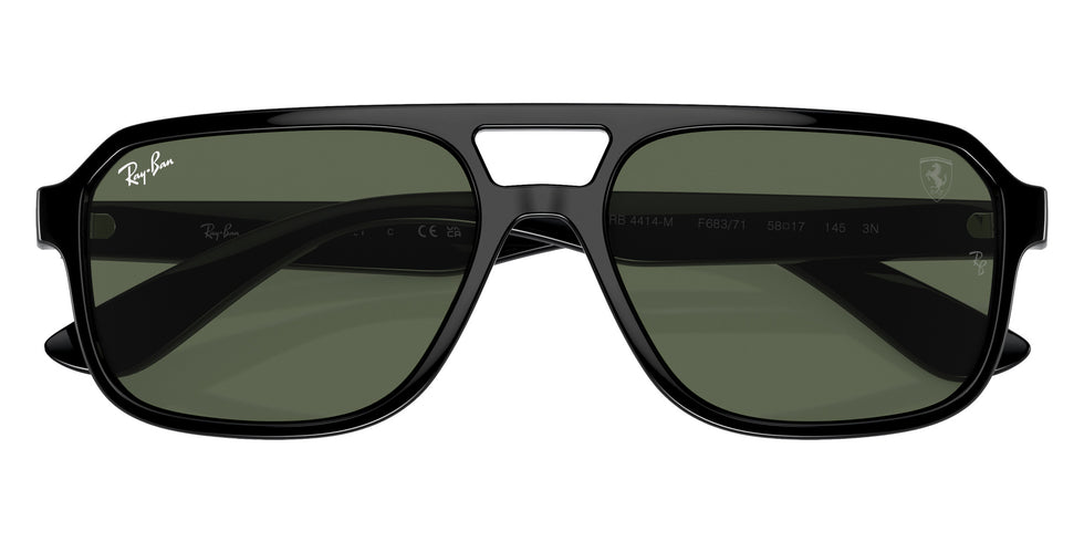 Ray-Ban® RB4414M RB4414M F68371 58 Sunglasses - Black
