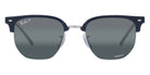 Ray-Ban® New Clubmaster RB4416 RB4416 6653B1 53 - Gray on Black with Dark Gray lenses Sunglasses