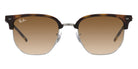 Ray-Ban® New Clubmaster RB4416 RB4416 6654G9 51 - Bordeaux on Rose Gold with Polarized Wine lenses Sunglasses