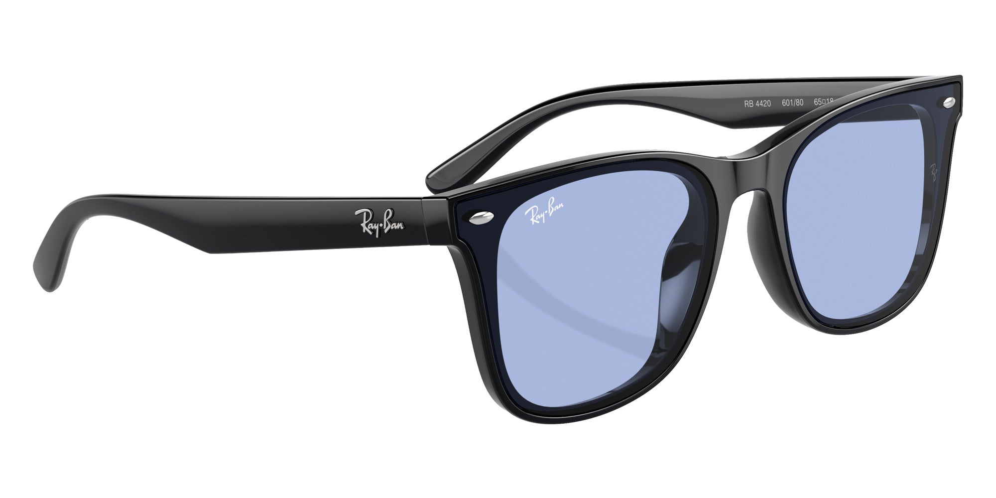 Ray-Ban® RB4420 RB4420 601/80 65 Sunglasses - Black