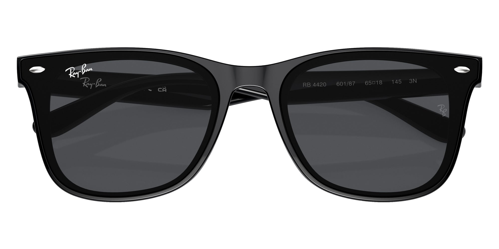 Ray-Ban® RB4420 RB4420 601/87 65 Sunglasses - Black